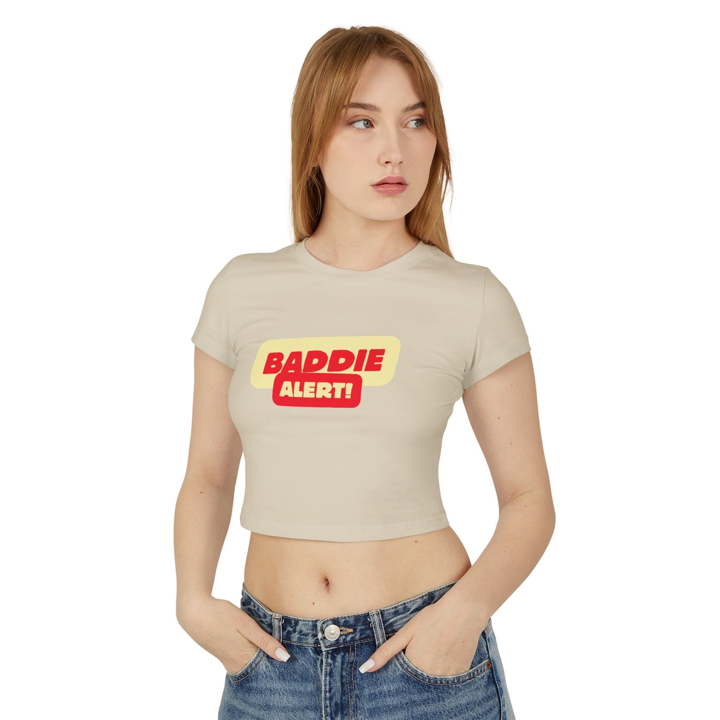 BADDIE ALERT CROP TOP
