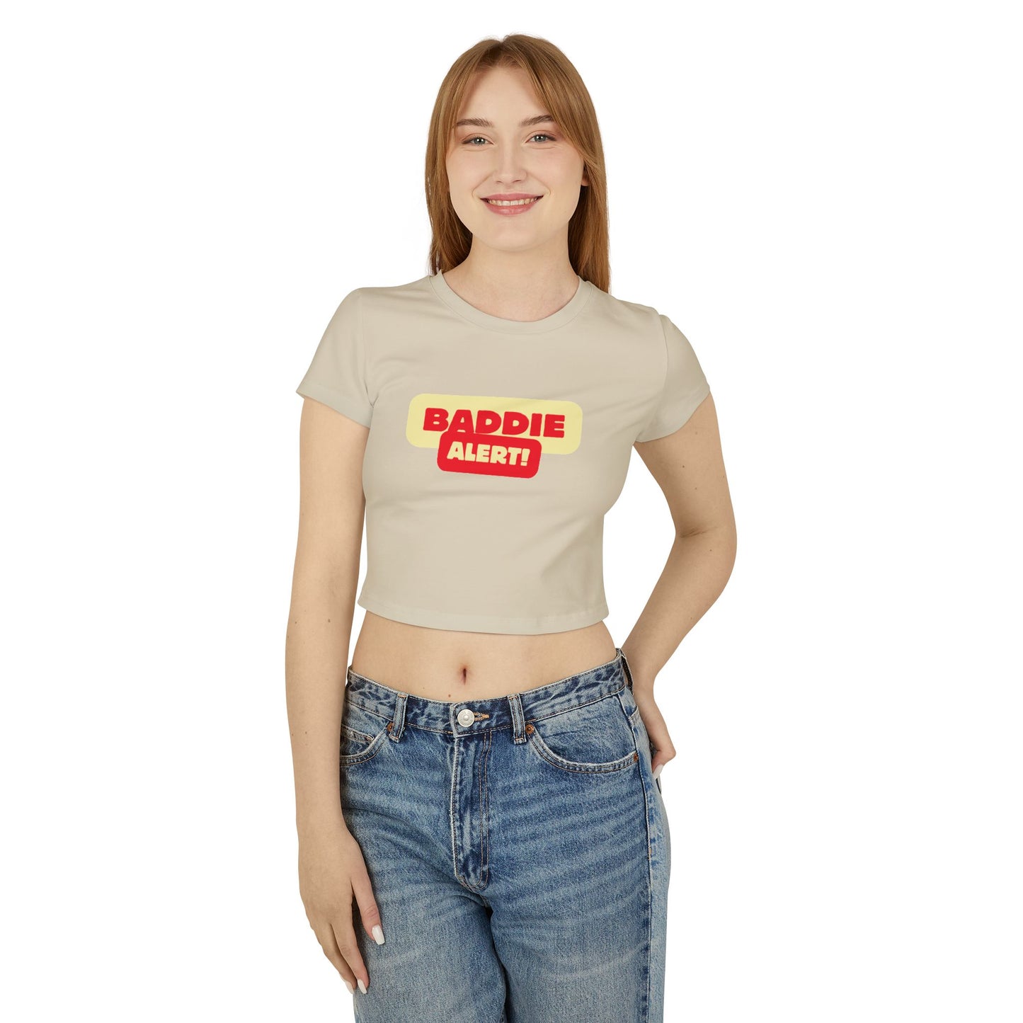 BADDIE ALERT CROP TOP