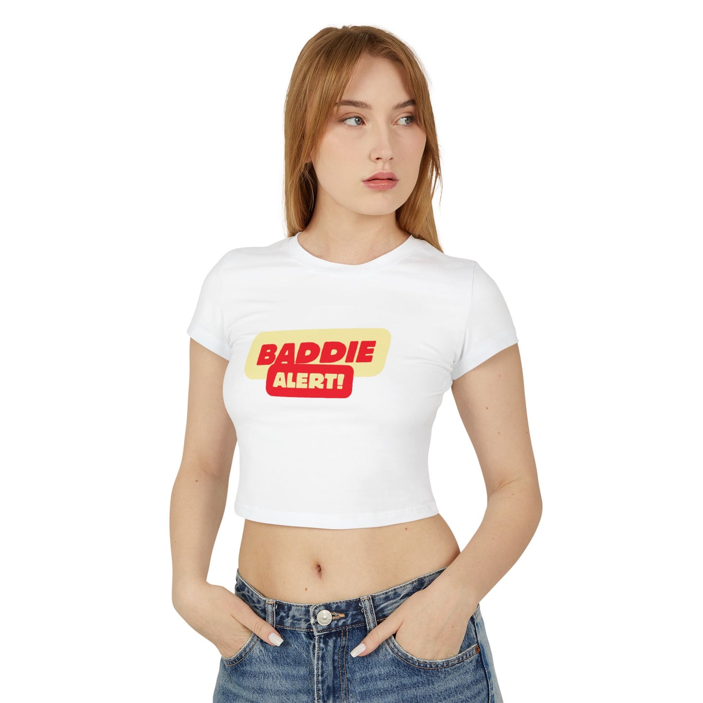 BADDIE ALERT CROP TOP