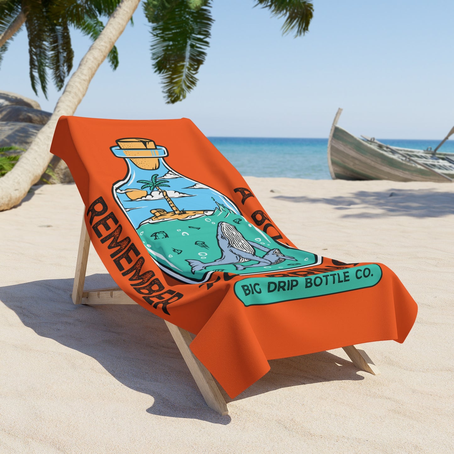 BRING A BOTTLE BEACH TOWEL